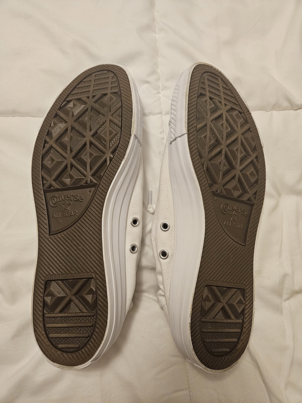 Converse All Star Low Top Canvas Sneakers in White - Picture 4 of 4